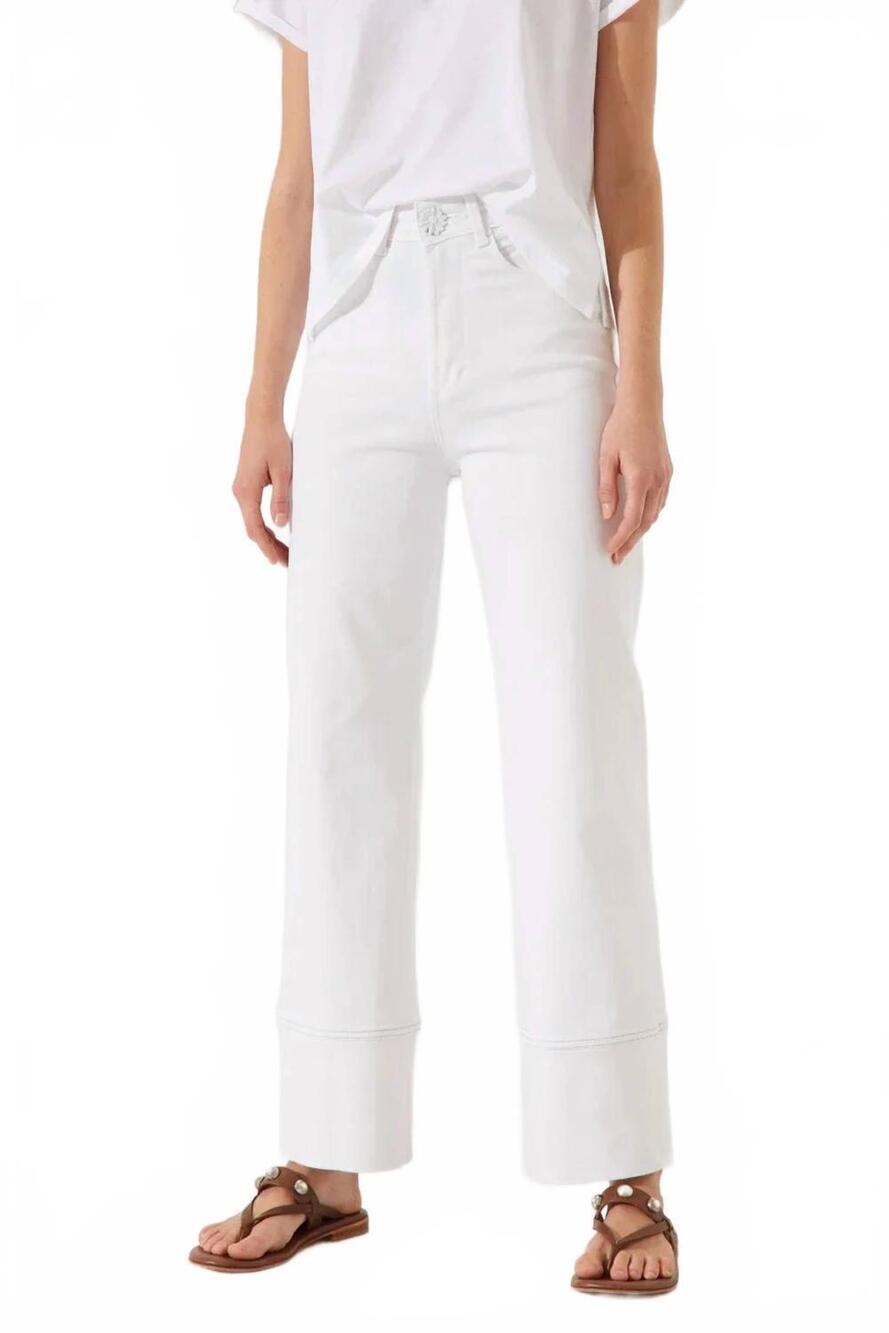 NEW JAZMIN CHEBAR camelia jeans in white